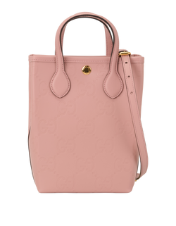 Super Mini Tote, Leather, Pink, MII, S/DB, 2*